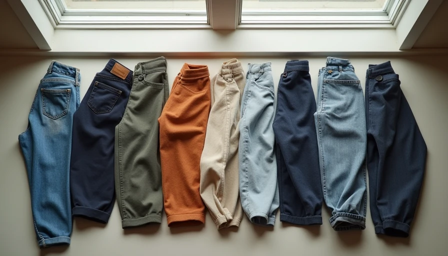 Five work outfits created from the same 5 core pieces