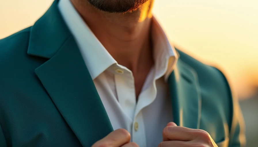 Visual context for affordable menswear with full outfit options