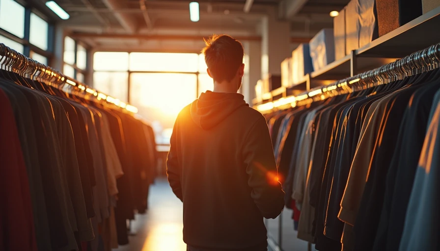 Visual context for affordable canadian menswear