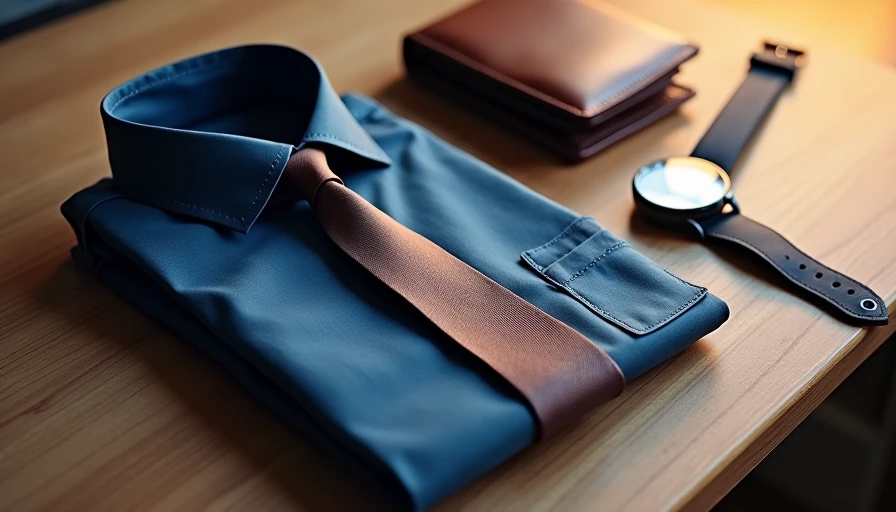 Visual context for affordable menswear blog