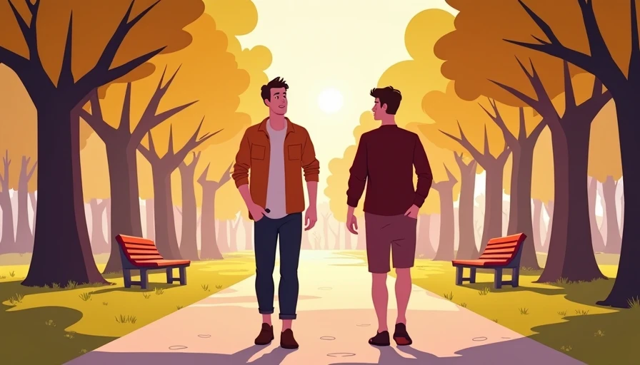 Illustration for casual summer outfit mens
