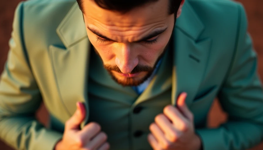 Visual context for mens suit jacket fitting guide