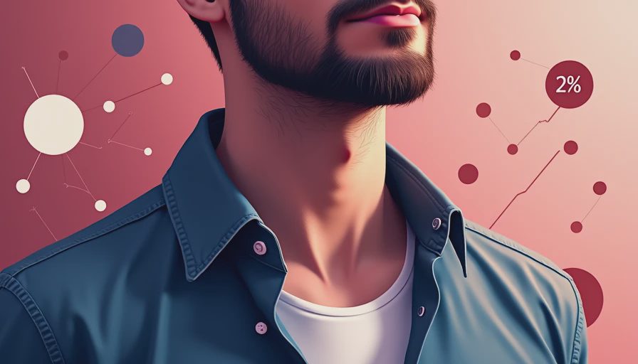 Illustration for jeans office casual